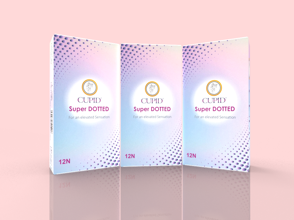 Cupid Superdotted Premium Condom (12*3=36 Pcs)
